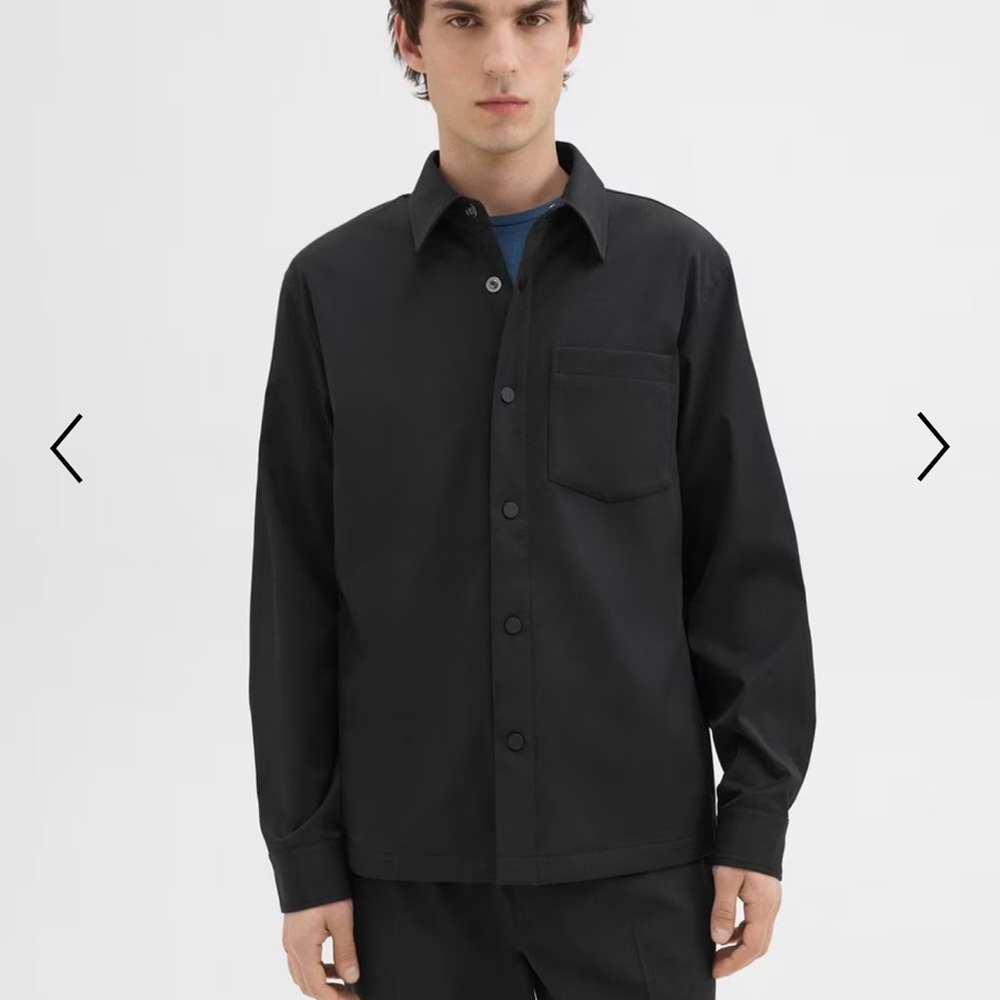 Theory Shirt Jacket in Neoteric